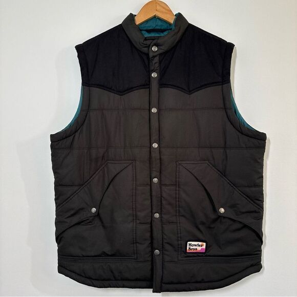 Howler Brothers Puffer Vest Mens XL Rounder Full Zip Gorpcore - Picture 1 of 7